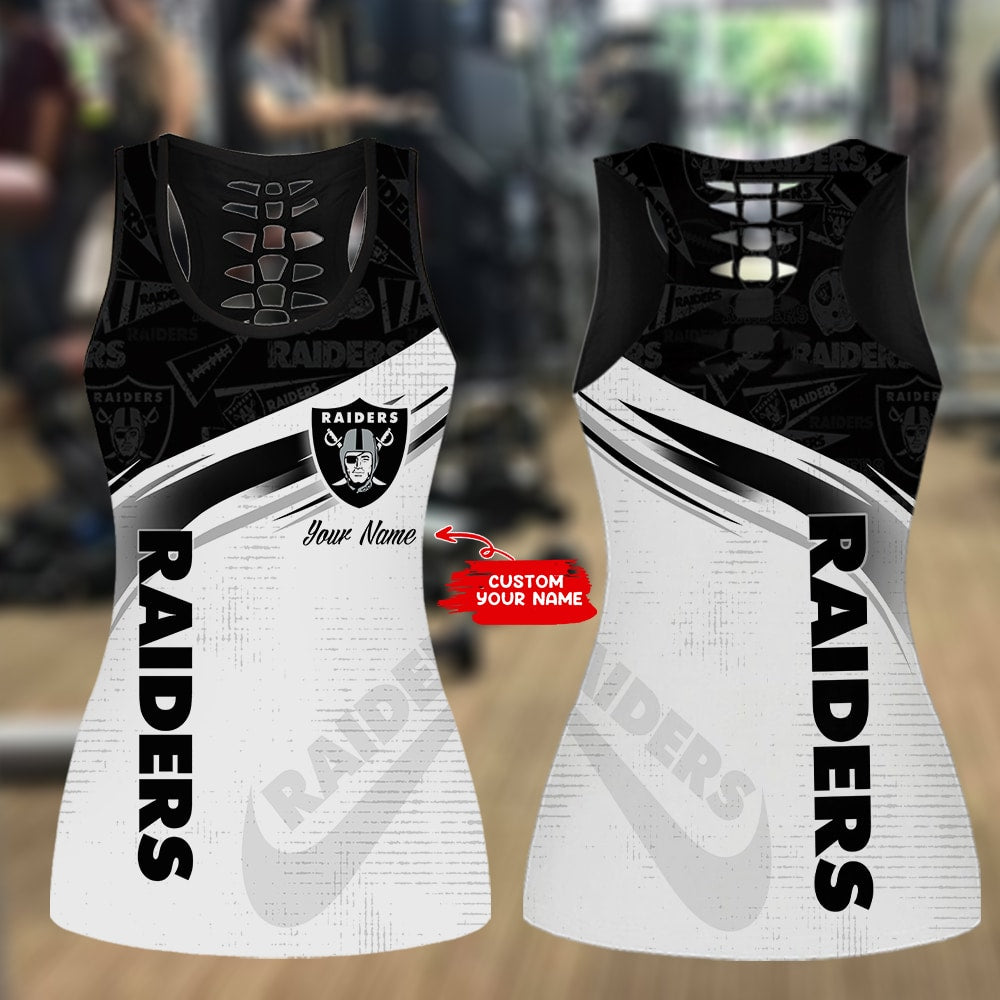 Las Vegas Raiders Personalized Leggings And Tank Top BG262