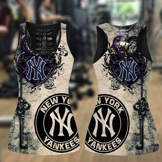 New York Yankees Leggings And Tank Top BG275
