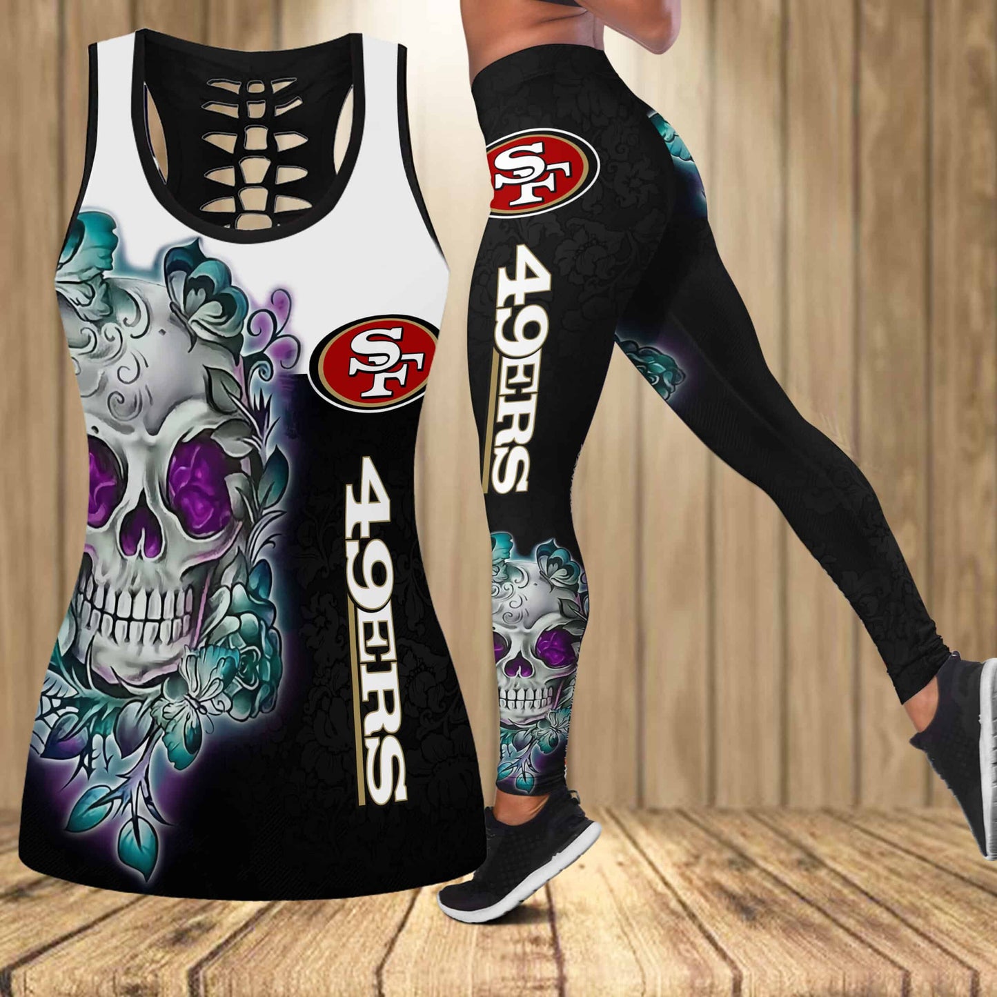 San Francisco 49ers Leggings And Tank Top BG278