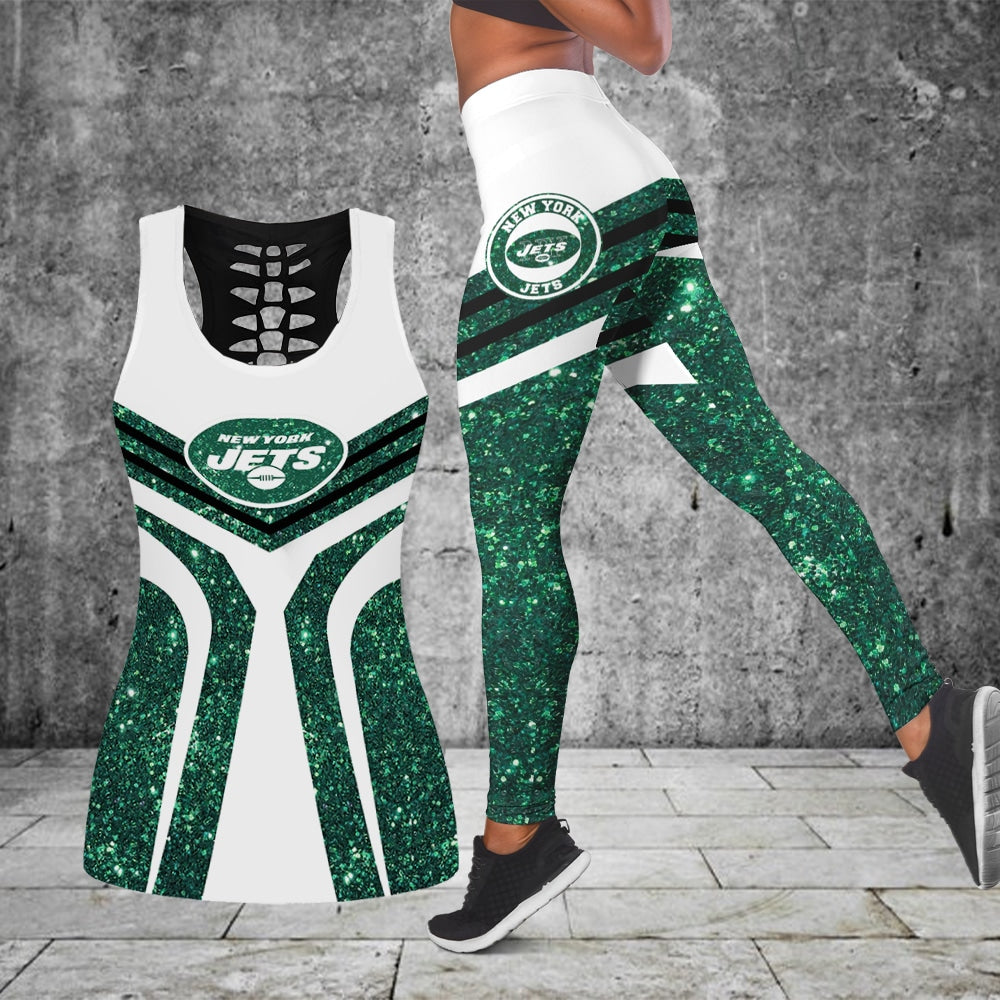 New York Jets Tank Top And Leggings BG294