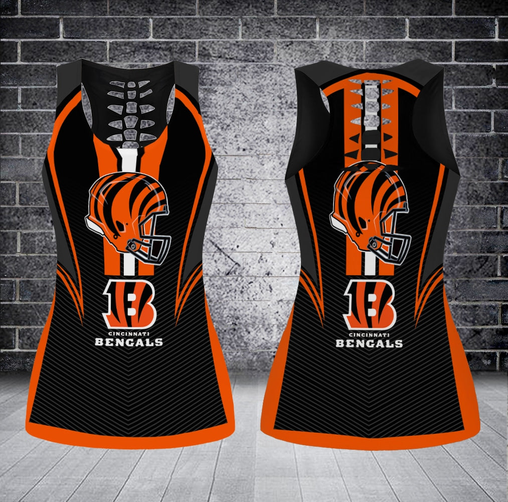Cincinnati Bengals Tank Top And Leggings BG297