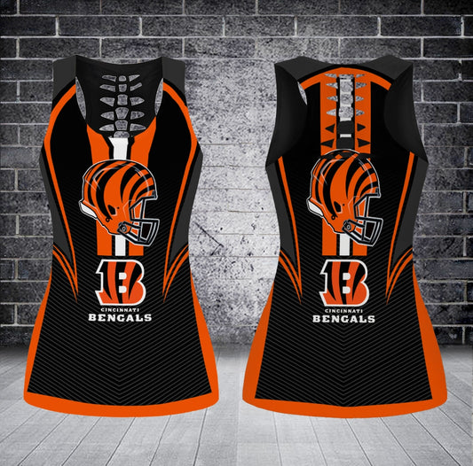 Cincinnati Bengals Tank Top And Leggings BG297