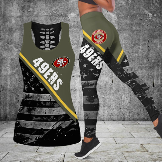 San Francisco 49ers Combo Tank Top And Leggings BG308
