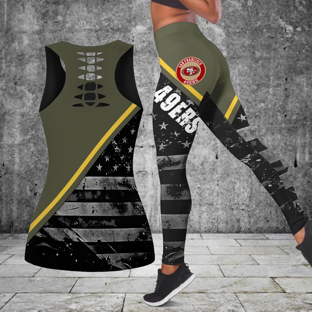 San Francisco 49ers Combo Tank Top And Leggings BG308