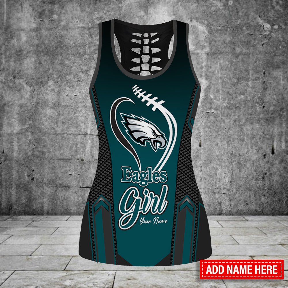 Philadelphia Eagles Personalized Combo Tank Top And Leggings BGLG357+BGTT357