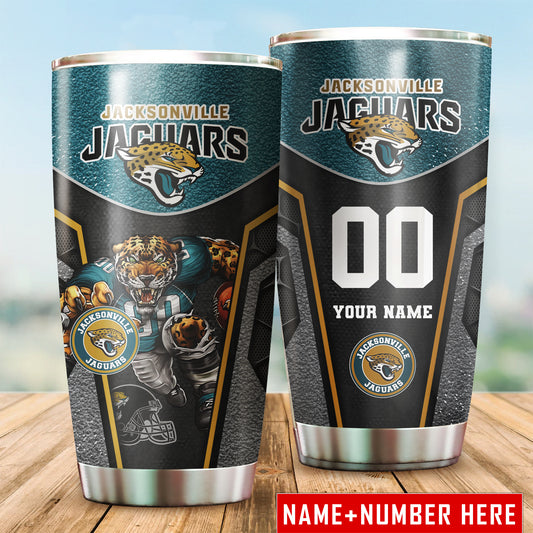 Jacksonville Jaguars Personalized Tumbler BG643