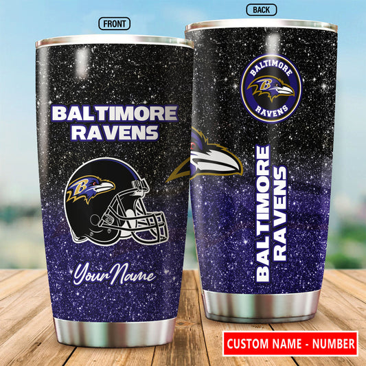 Baltimore Ravens Personalized Tumbler BGTUM667
