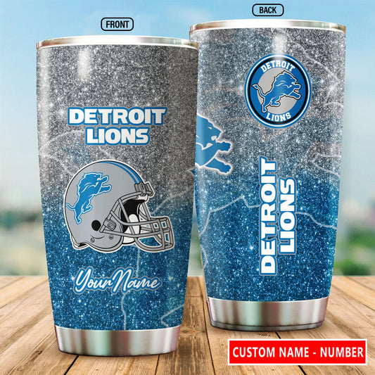Detroit Lions Personalized Tumbler BGTUM673