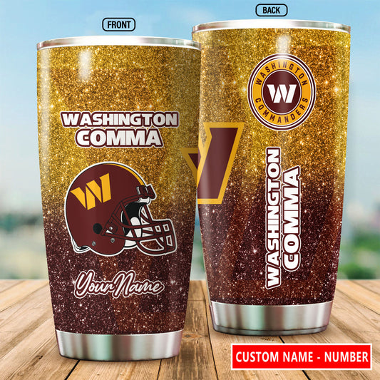Washington Commanders Personalized Tumbler BGTUM675
