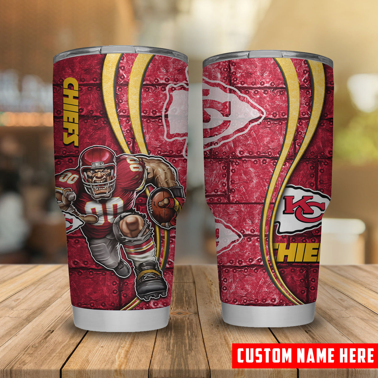 Kansas City Chiefs Personalized Tumbler BGTUM704