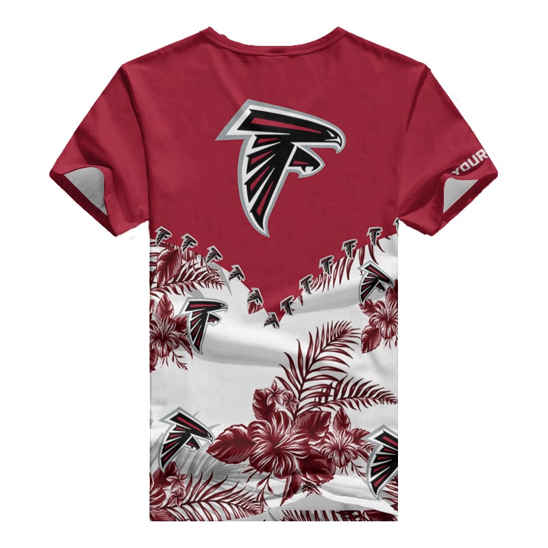 Atlanta Falcons Personalized V-neck Women T-shirt BG605
