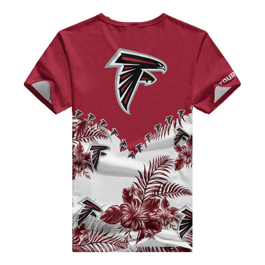 Atlanta Falcons Personalized V-neck Women T-shirt BG605