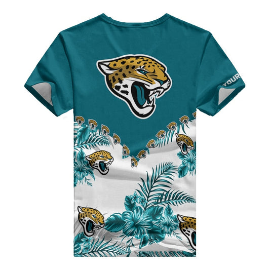 Jacksonville Jaguars Personalized V-neck Women T-shirt BG606