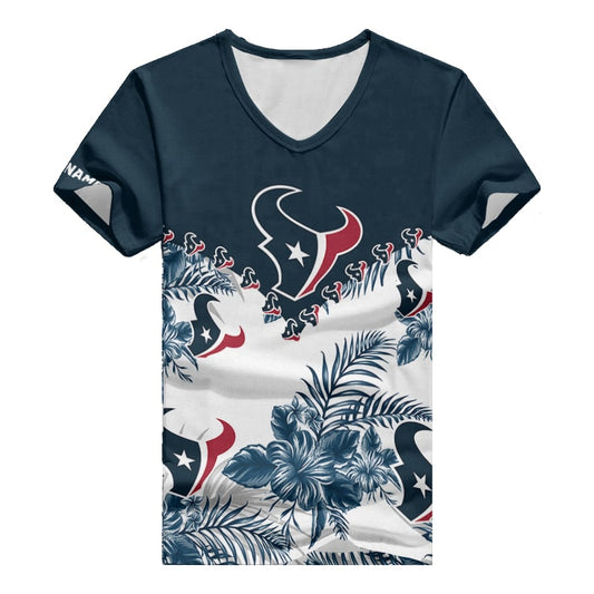 Houston Texans Personalized V-neck Women T-shirt BG615