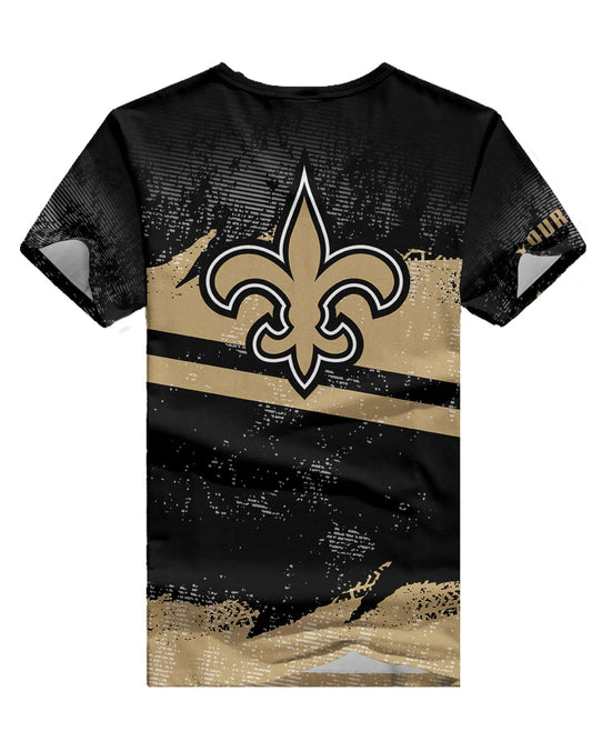 New Orleans Saints Personalized V-neck Women T-shirt BG630