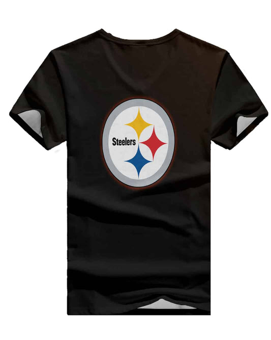 Pittsburgh Steelers Personalized V-neck Women T-shirt BG682