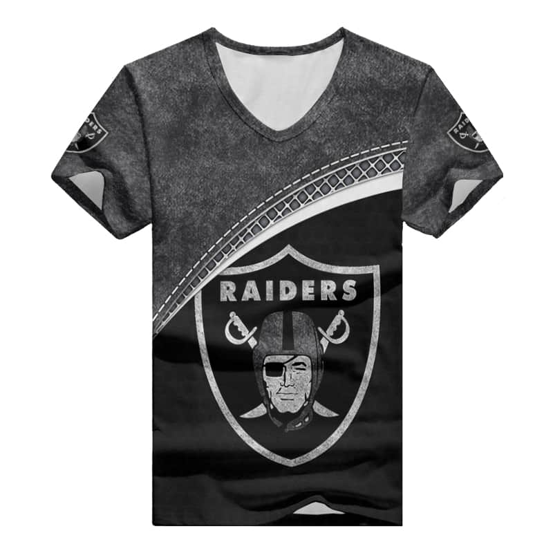 Las Vegas Raiders V-neck Women T-shirt BG715