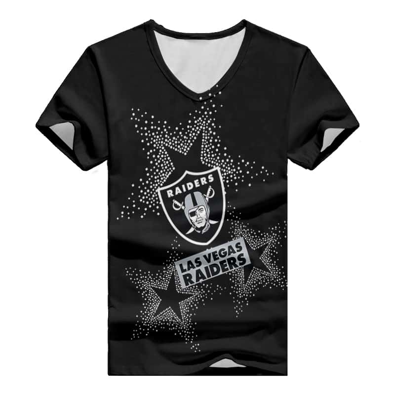 Las Vegas Raiders V-neck Women T-shirt BG770