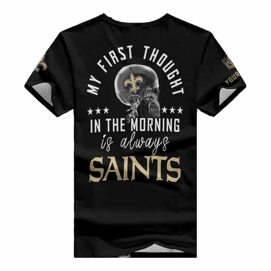 New Orleans Saints Personalized V-neck Women T-shirt BG979