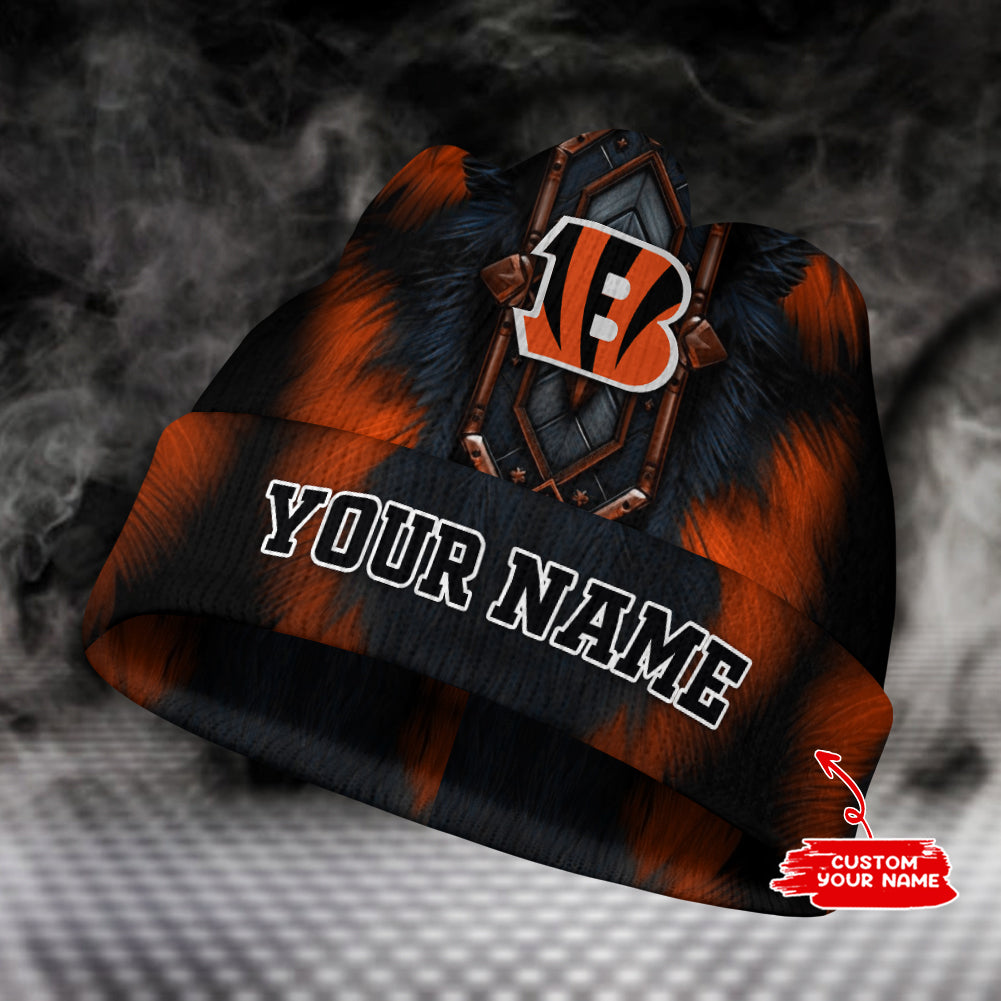 Cincinnati Bengals Personalized Wool Beanie BGWBH218