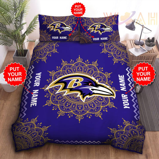 Baltimore Ravens Personalized Bedding Set BG07