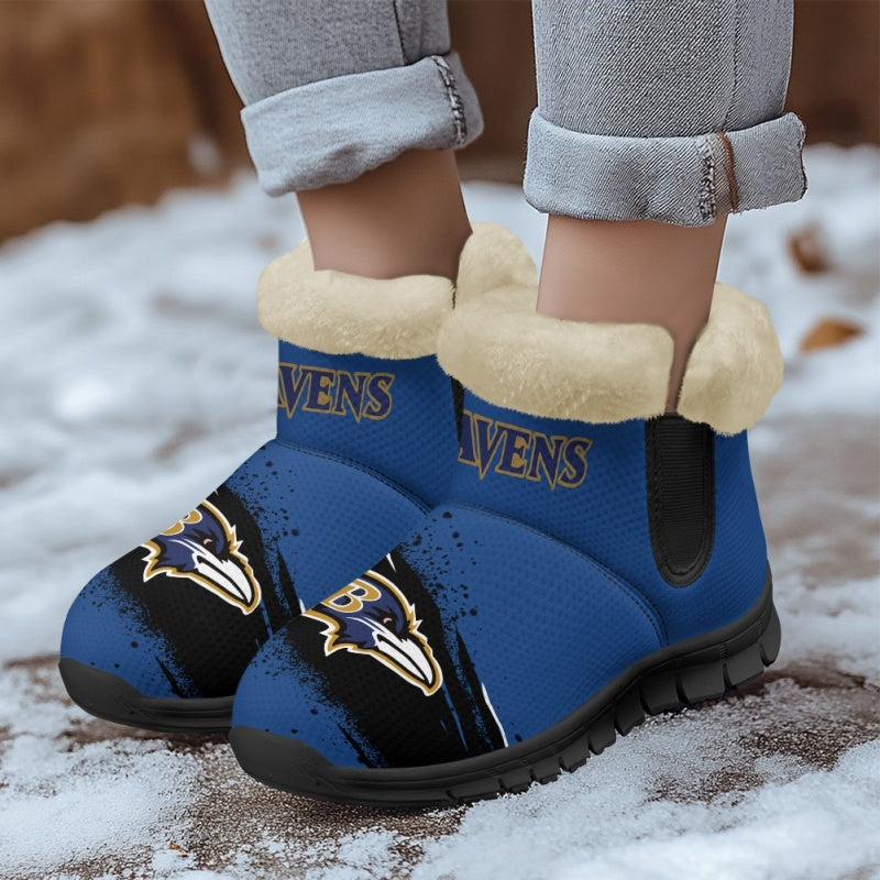 Baltimore Ravens Comfy Winter Snow Boots AZDDWSB000083