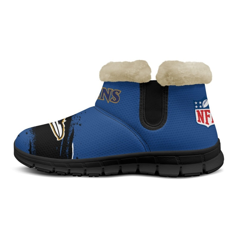 Baltimore Ravens Comfy Winter Snow Boots AZDDWSB000083
