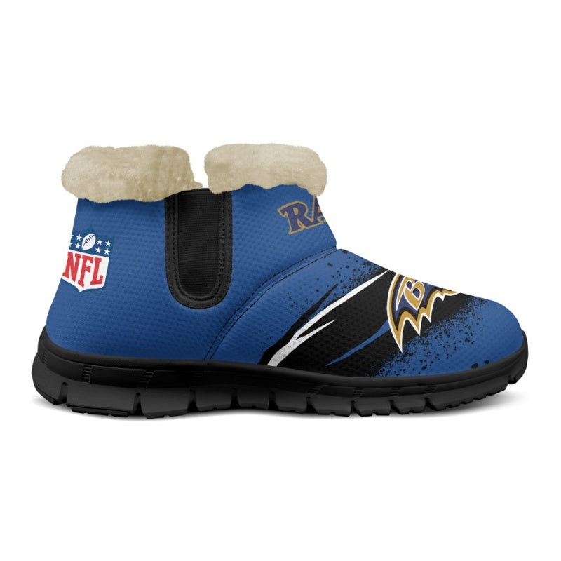 Baltimore Ravens Comfy Winter Snow Boots AZDDWSB000083