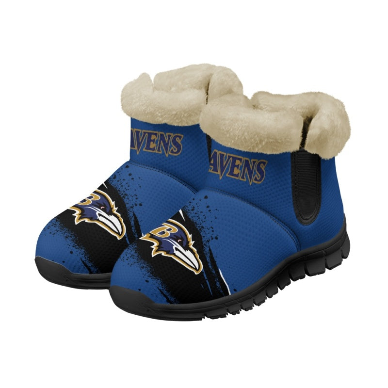 Baltimore Ravens Comfy Winter Snow Boots AZDDWSB000083