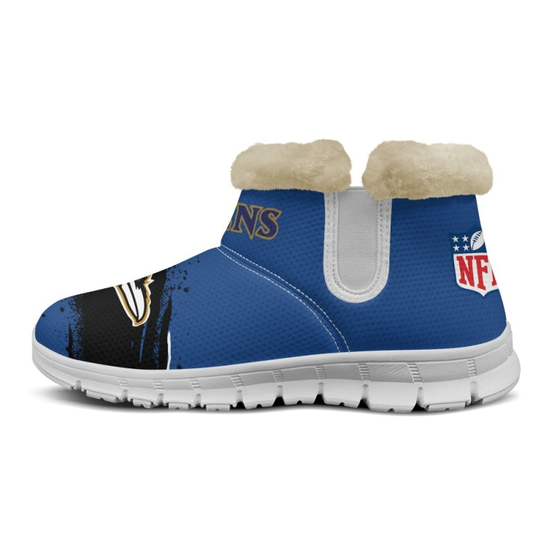 Baltimore Ravens Comfy Winter Snow Boots AZDDWSB000083