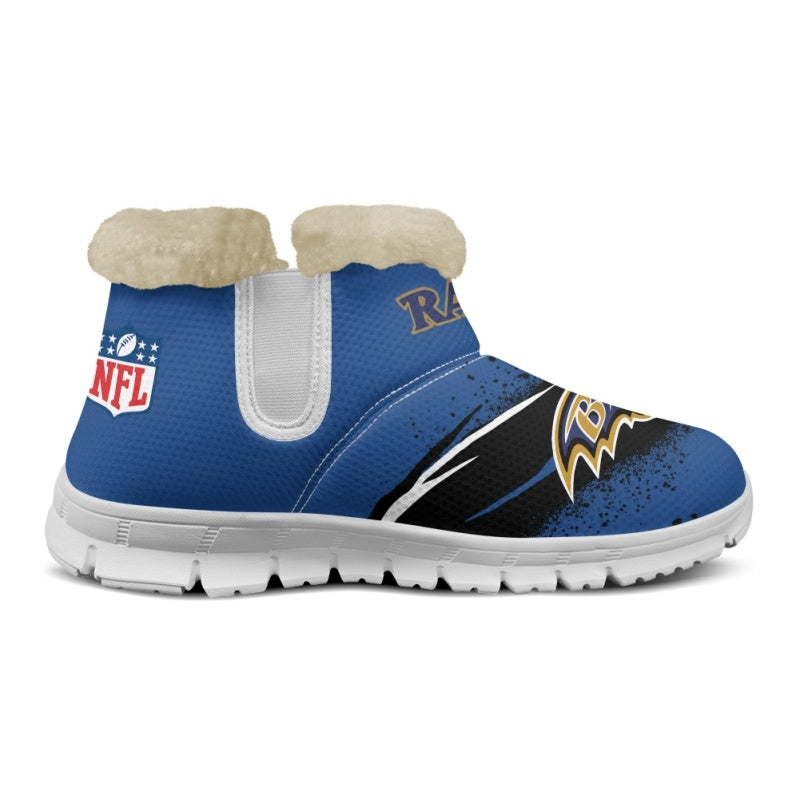 Baltimore Ravens Comfy Winter Snow Boots AZDDWSB000083