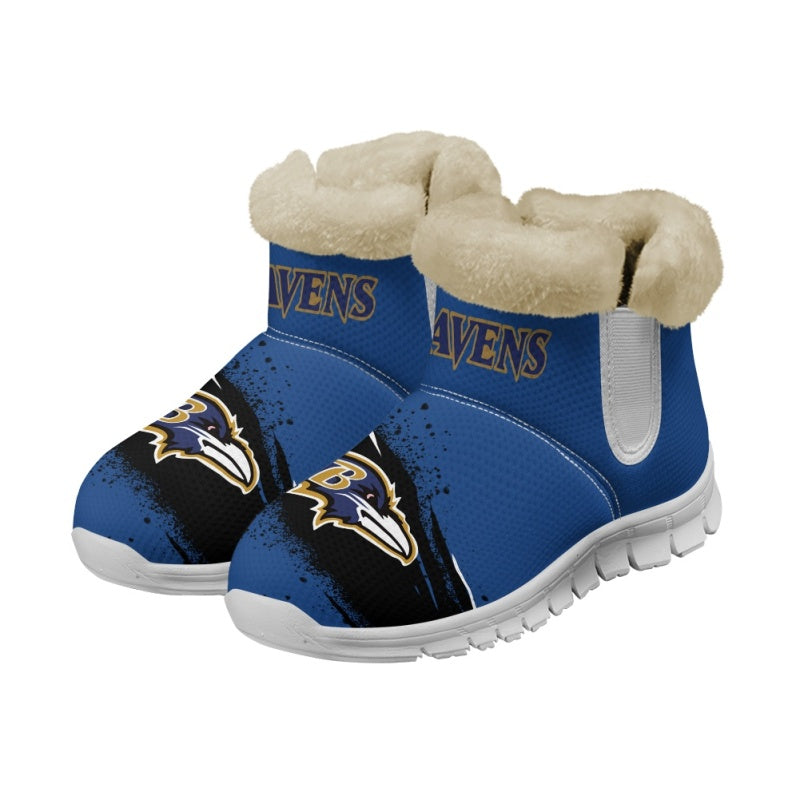 Baltimore Ravens Comfy Winter Snow Boots AZDDWSB000083