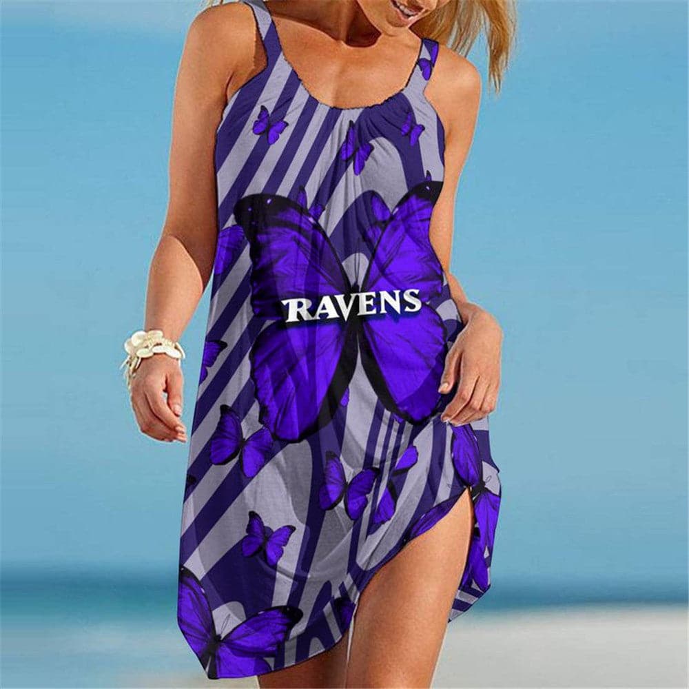 Baltimore Ravens Beach Dress BG147