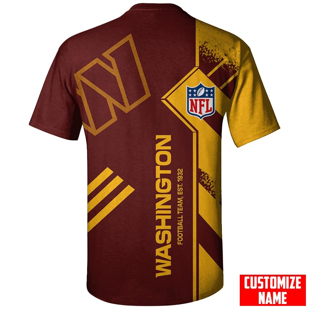 Washington Commanders Personalized T-Shirt BGTS955