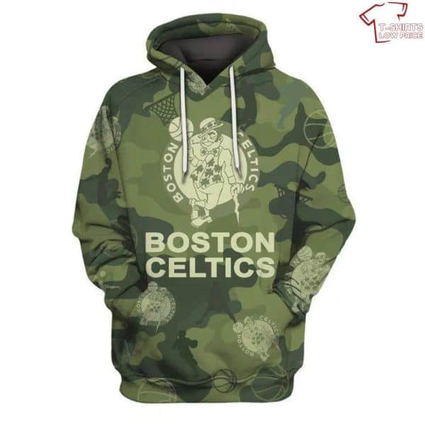 Boston Celtics All Over Printed Hoodie BB664