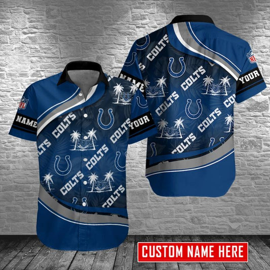 Indianapolis Colts Personalized Button Shirt AZCBS077