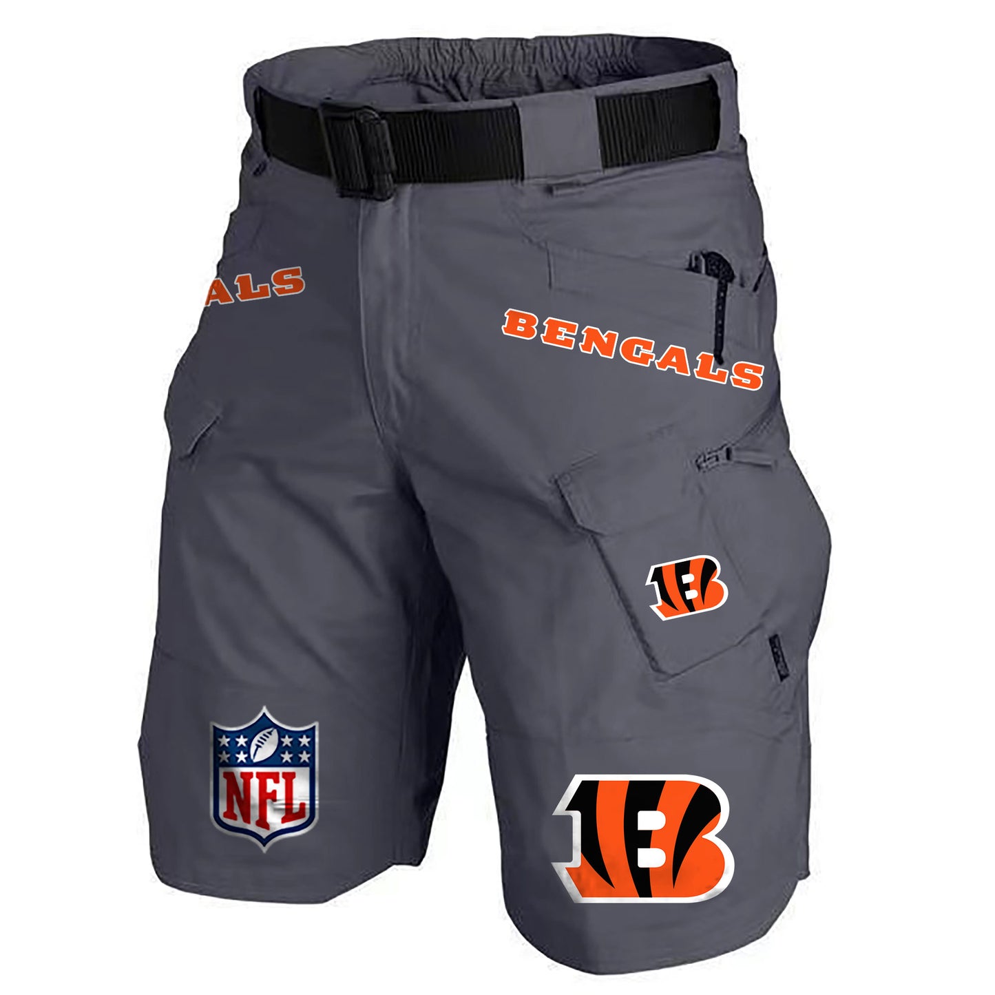 Cincinnati Bengals Limited Edition Front Pockets Men Shorts (Belt Not Included) AZBTFPMS000209