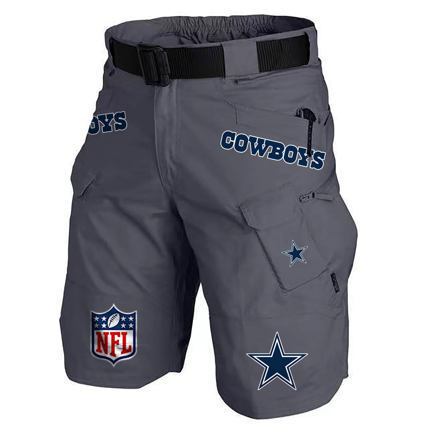 Dallas Cowboys Limited Edition Front Pockets Men Shorts (Belt Not Included) AZBTFPMS000211