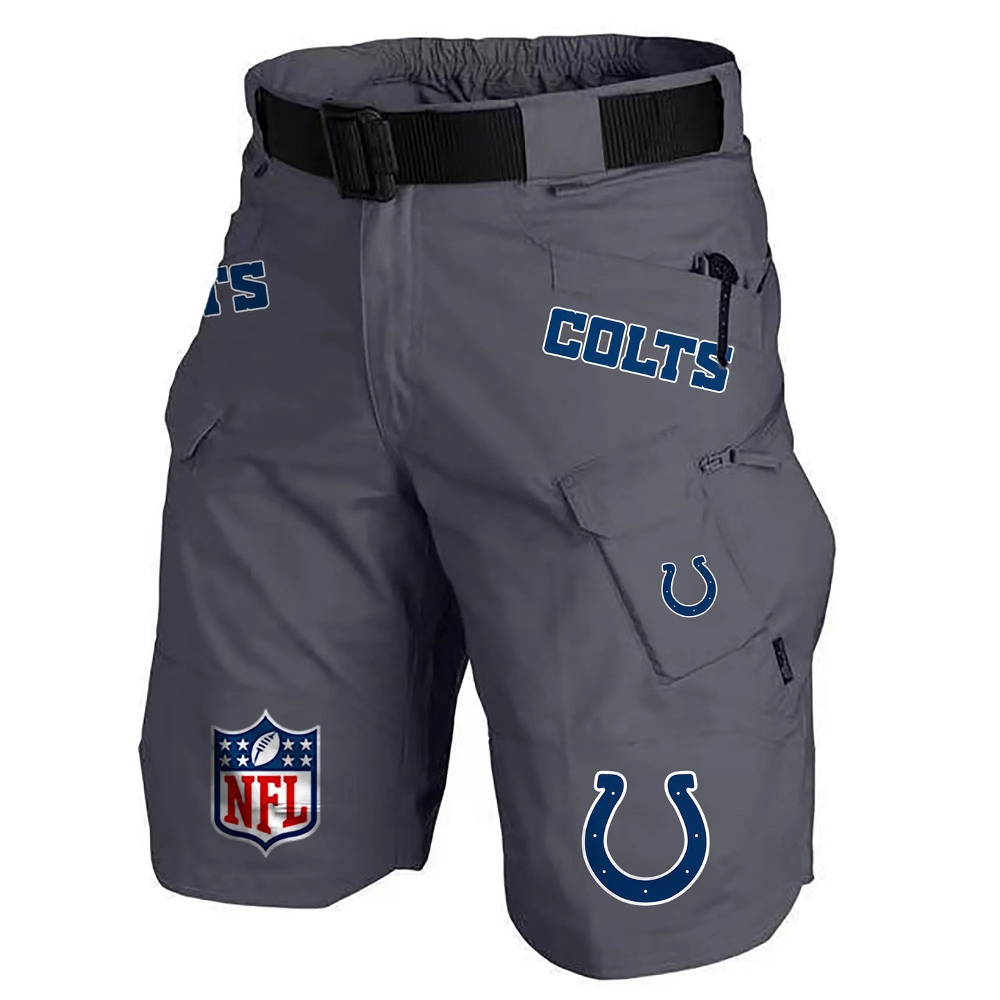 Indianapolis Colts Limited Edition Front Pockets Men Shorts (Belt Not Included) AZBTFPMS000196