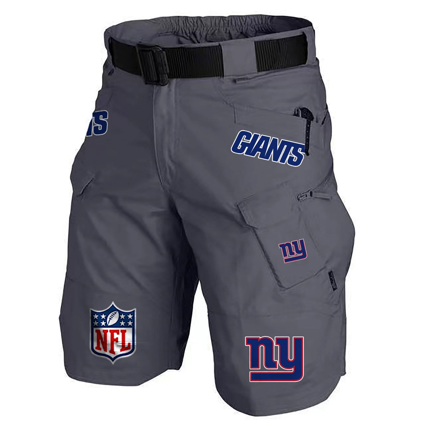 New York Giants Limited Edition Front Pockets Men Shorts (Belt Not Included) AZBTFPMS000213