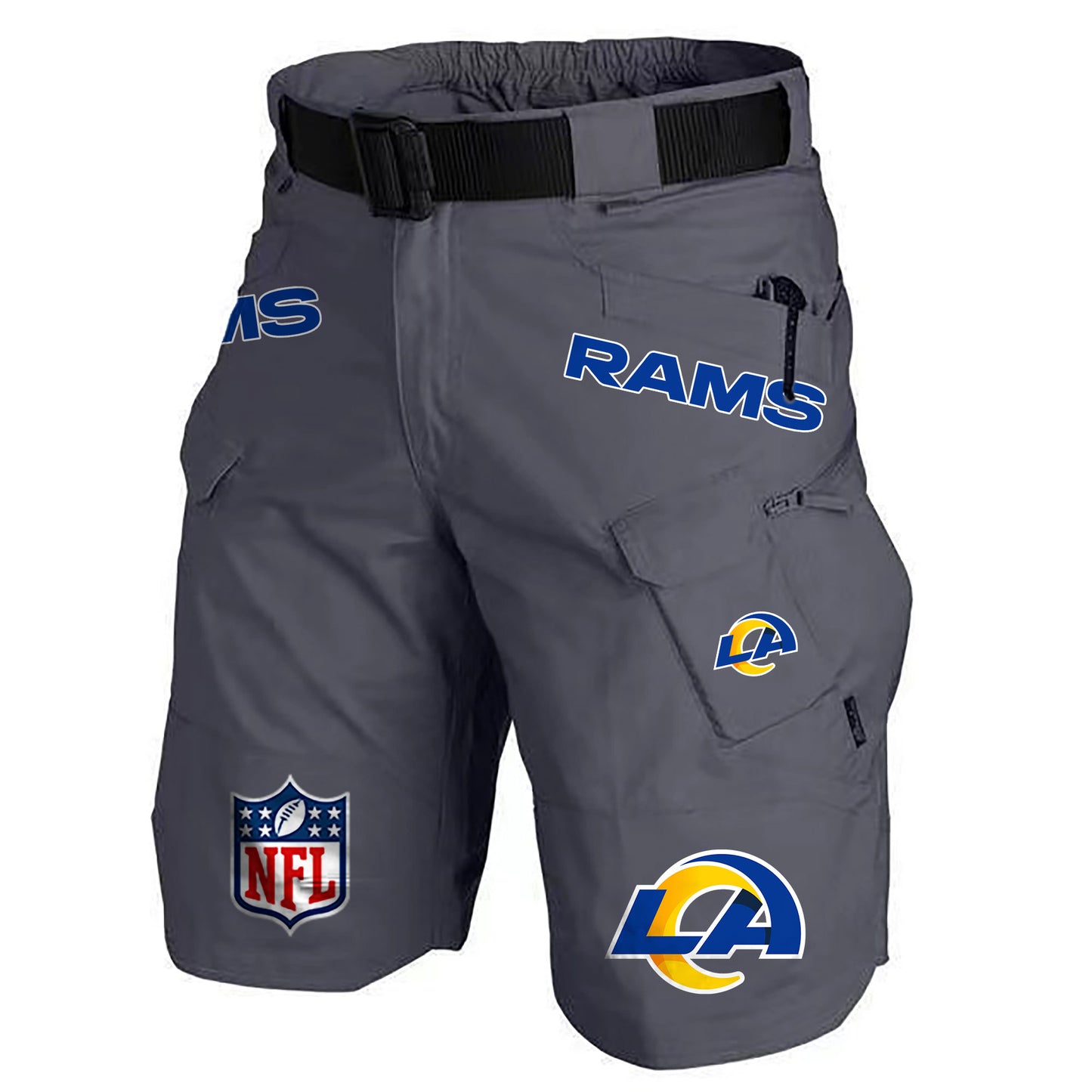 Los Angeles Rams Limited Edition Front Pockets Men Shorts (Belt Not Included) AZBTFPMS000218