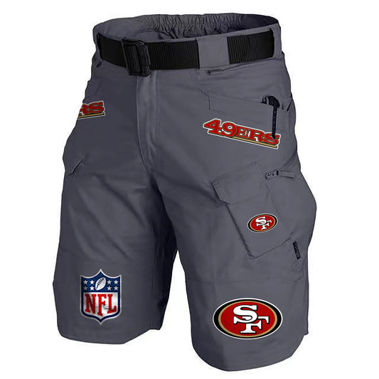 San Francisco 49ers Limited Edition Front Pockets Men Shorts (Belt Not Included) AZBTFPMS000188