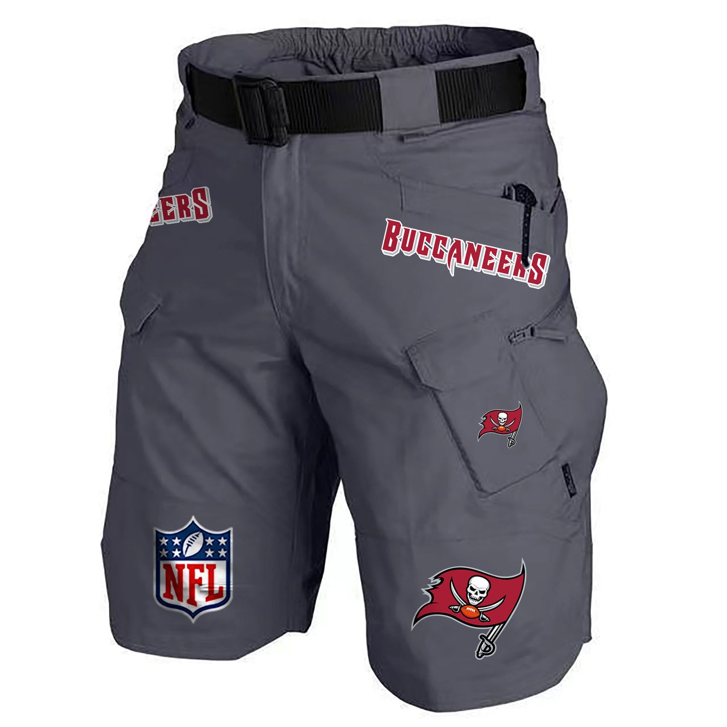 Tampa Bay Buccaneers Limited Edition Front Pockets Men Shorts (Belt Not Included) AZBTFPMS000190