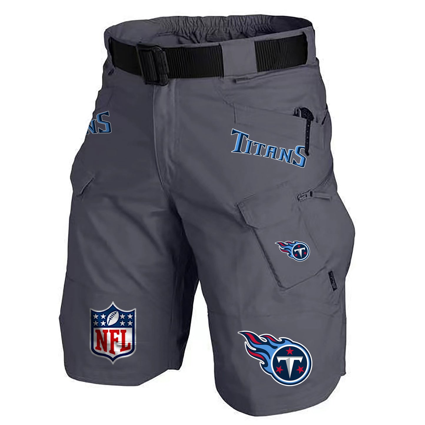 Tennessee Titans Limited Edition Front Pockets Men Shorts (Belt Not Included) AZBTFPMS000191