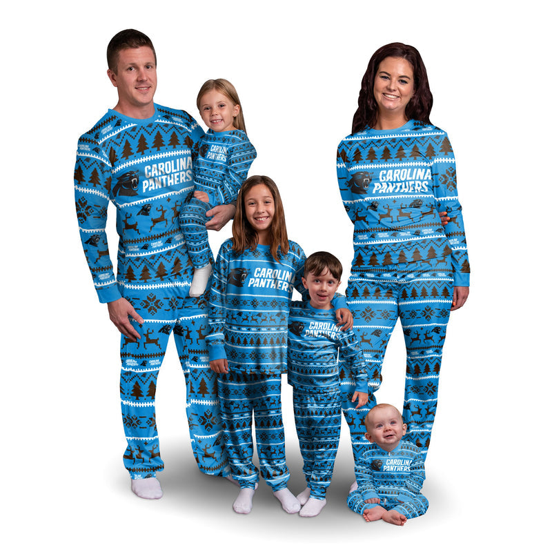 Carolina Panthers Family Holiday Pajamas AZCPYZAM037