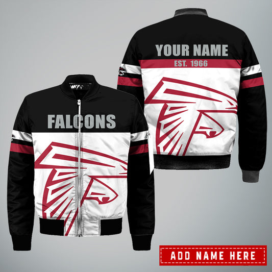 Atlanta Falcons Personalized Thick Bomber Jacket CSBBT213