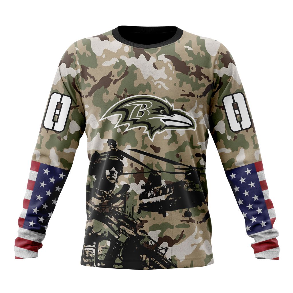 Baltimore Ravens All Over Printed T-shirt Sweatshirt Hoodie AZCHD666