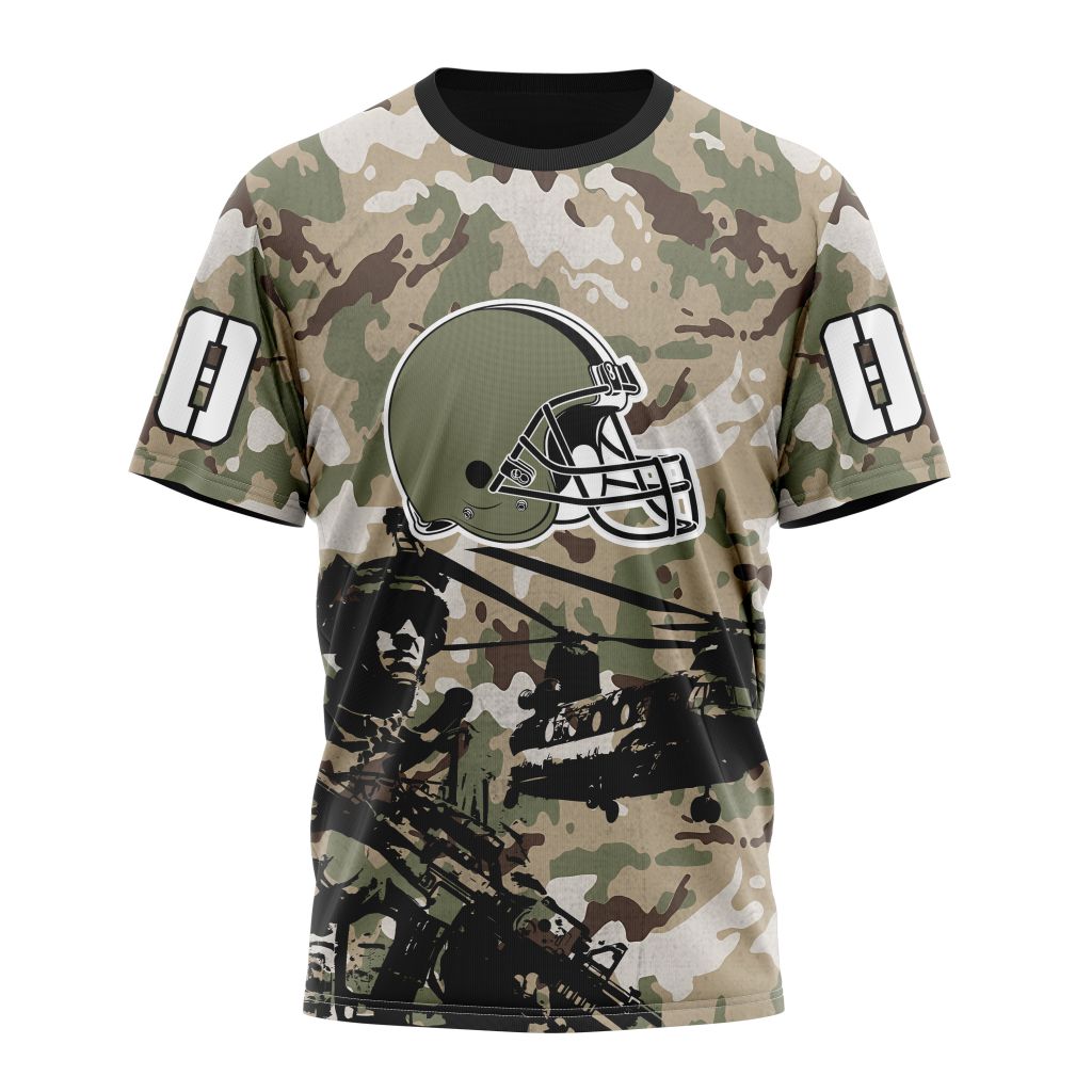 Cleveland Browns All Over Printed T-shirt Sweatshirt Hoodie AZCHD671