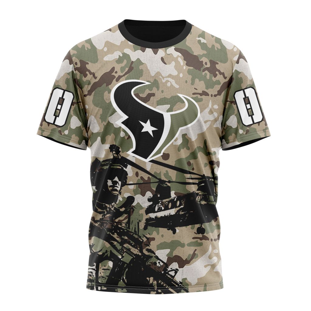 Houston Texans All Over Printed T-shirt Sweatshirt Hoodie AZCHD676