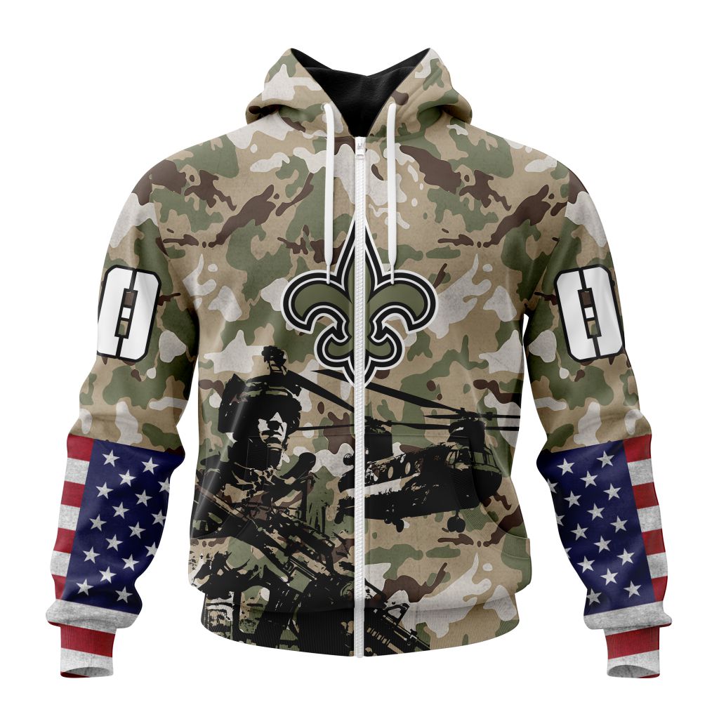 New Orleans Saints All Over Printed T-shirt Sweatshirt Hoodie AZCHD686